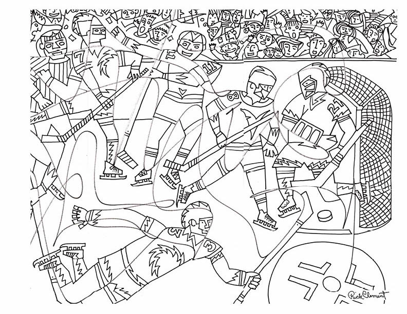 link to drawing by artist Rick Clement
